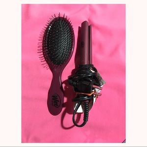 Wet brush full-size and wet mini straightener NWOT